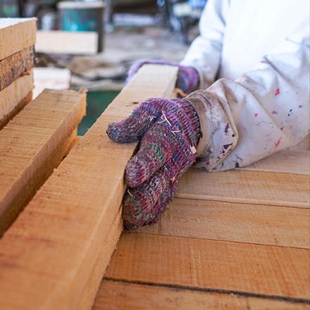 Classeur de bois débité