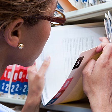 Technicienne de dossiers médicaux